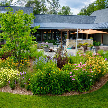 Contemporary Custom Home Landscape Renovation