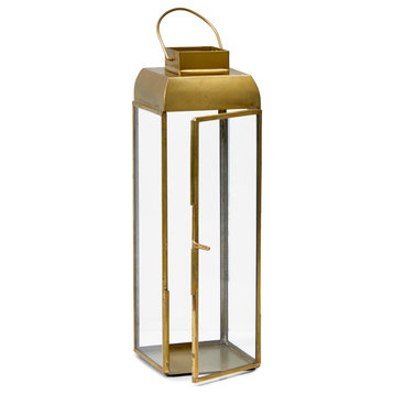 Serene Spaces Living Square Lantern, Sold Individually, Available in 4 Option, L