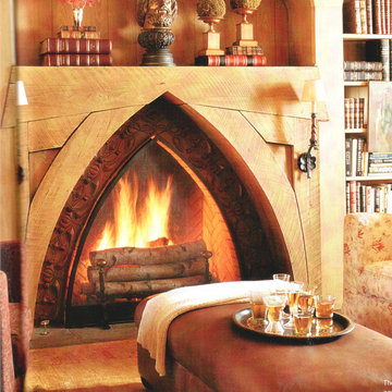 great fireplace tilework