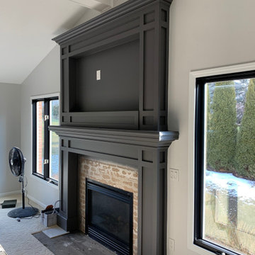 Hired to fix bad workmanship for a Mantle in Novi