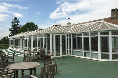 Sunroom - traditional sunroom idea in New York