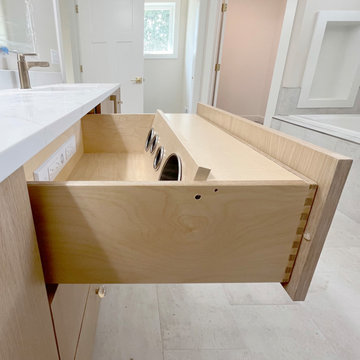 Bathroom Vanity In-Drawer Outlets