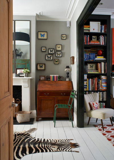 Eclectic Home Office by Turner Pocock