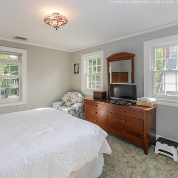 New Windows in Charming Bedroom - Renewal by Andersen Long Island