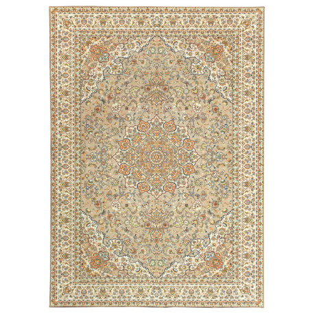 My Magic Carpet Kenya Beige Rug, 5'x7'