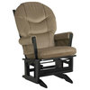 Multipositional Modern Glider Chair (Light Brown)