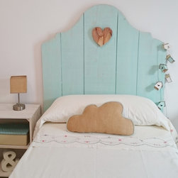 Cabecero infantil color mint coraz&oacute;n - Headboards