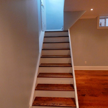 Basement Reno with Full Underpin, 8' Ceilings and Partial Flush Beam