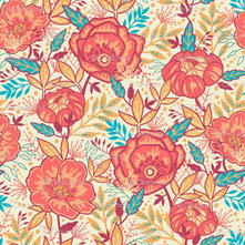 Contemporary Wallpaper by Spoonflower