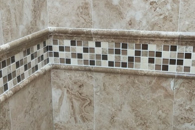 Example of a trendy bathroom design in Miami