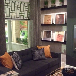 Delia Shades' "Frame Lattice" - Roller Shades