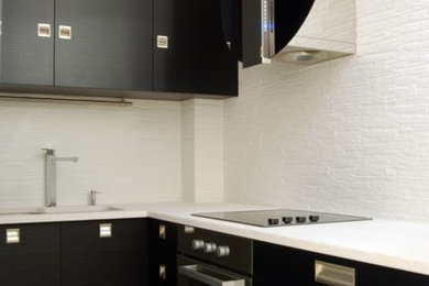 Esempio di una cucina minimalista