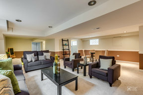 Finished Lower Basement | Morton Grove, IL