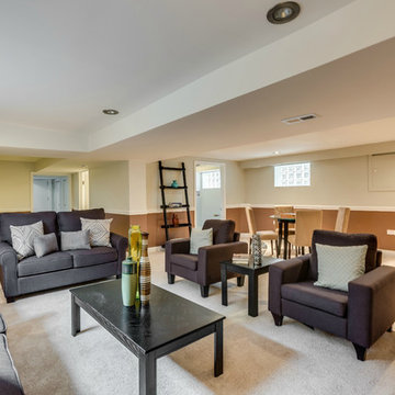 Finished Lower Basement | Morton Grove, IL