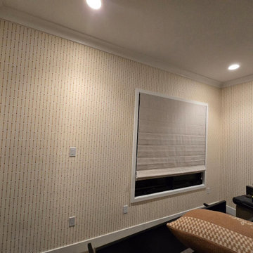 Serene Statement Wall – Bespoke Wallpaper Installation in South Park Hill, Denve