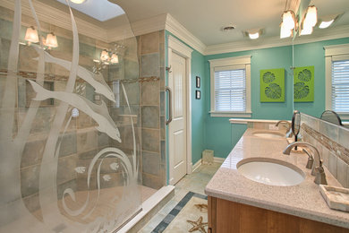 Inspiration for a timeless bathroom remodel in Other