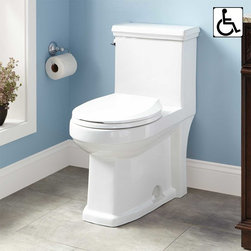 KOENIG ONE-PIECE ROUND SIPHONIC TOILET - ADA COMPLIANT - Toilets