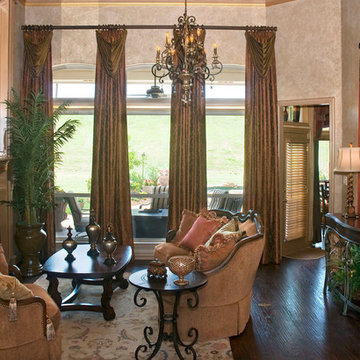 DRAPERIES - WINDOW TREATMENTS - FUN WITH FABRIC - DECORATING DEN