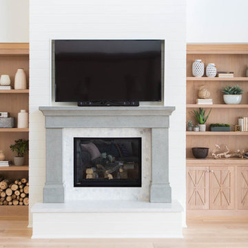 Transitional Family Room