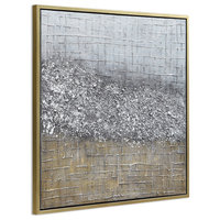 Matter Abstract Textured Metallic Hand Painted Wall Art by Martin Edwards