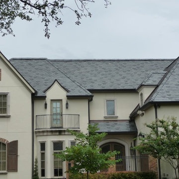 Slate roofing