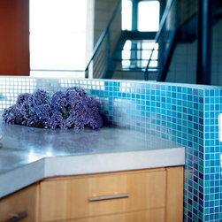 Crossville Backsplashes &ndash; Glass Blox Mosaics - Tile