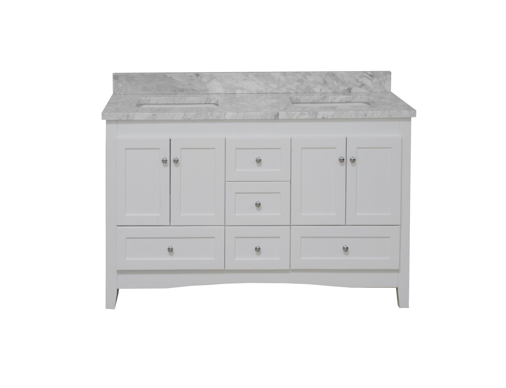 Abbey 60" Bath Vanity - Transitional - Bathroom Vanities And Sink Consoles - by Kitchen Bath ...