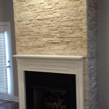 Stone Fireplace