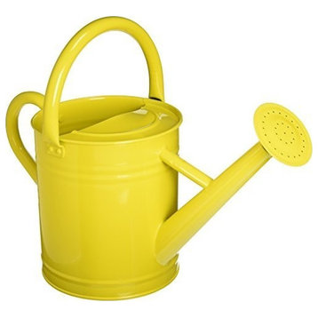 Gardener Select Metal Watering Can, Lemon 3.5L, 0.92 gallons