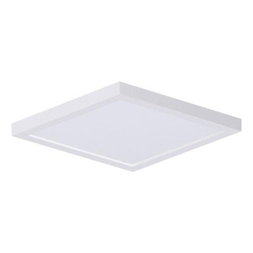 Maxim Lighting 57699WTWT Chip, 8.5" 18W 1 LED Square Flush Mount, Multi-Color