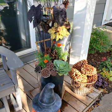Fall/ Halloween Container Gardens