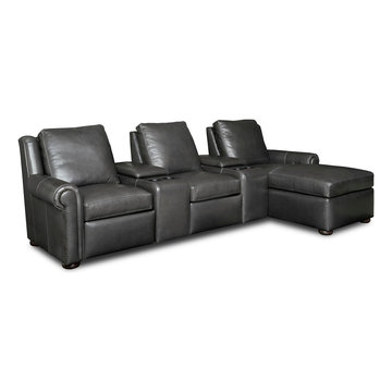 Leather Home theater Seating