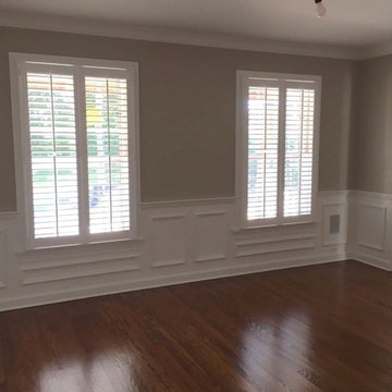 Living Room Plantation Shutters