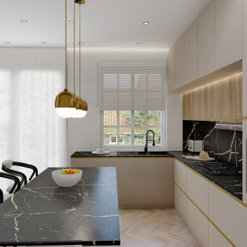 Modern Kitchen Remodel in Harrow
