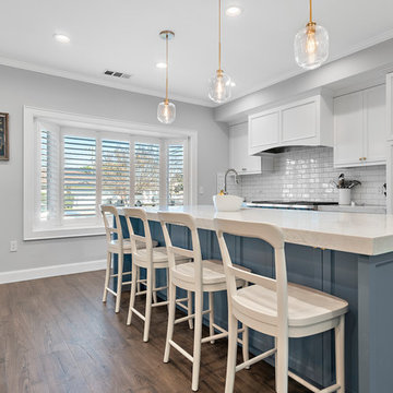 Transitional Style | Kitchen Living Laundry