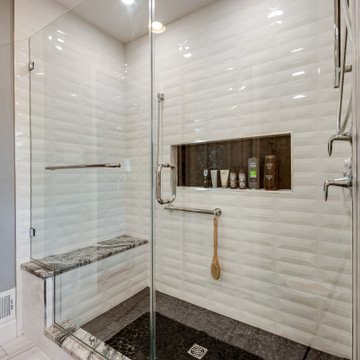 Transitional Master Bathroom Remodel Waldorf, MD