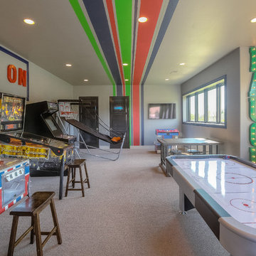 Light and Stripes Game Room