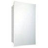 Residential Series Medicine Cabinet, 16"x26", Beveled Edge, Recessed