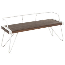 Industrial Dining Benches by LumiSource