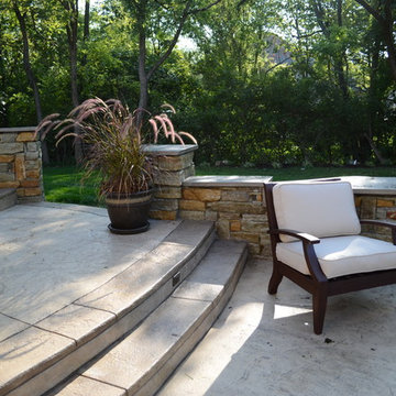 Tiered Backyard Patio