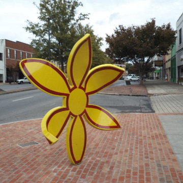 Dancing Flower Steel Sculpture
