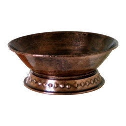 EV 526D Vessel Bathroom Sink in Antique Copper 15.8" - Bathroom Sinks