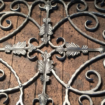 Custom Made Wrought Iron Patio Enclosure