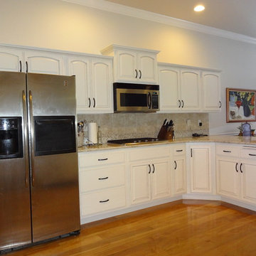 Refinished Dover White Kitchen