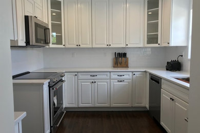 Elegant kitchen photo in Miami