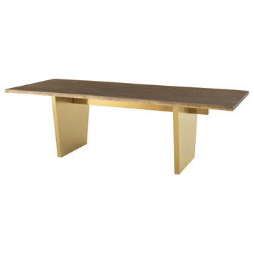 Aiden Seared Wood Dining Table, HGNA439