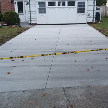New Concrete Driveway