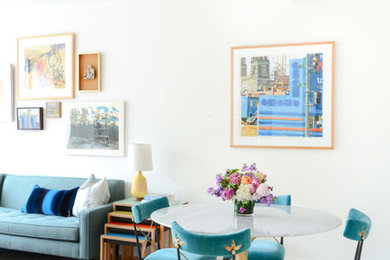 Trendy dining room photo in New York