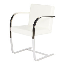 Espania Lounge Chair | White - Indoor Chaise Lounge Chairs