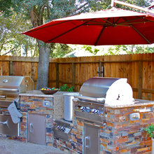 outdoor kitchen